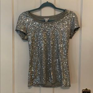 Calvin Klein Sequined T-Shirt (XS)